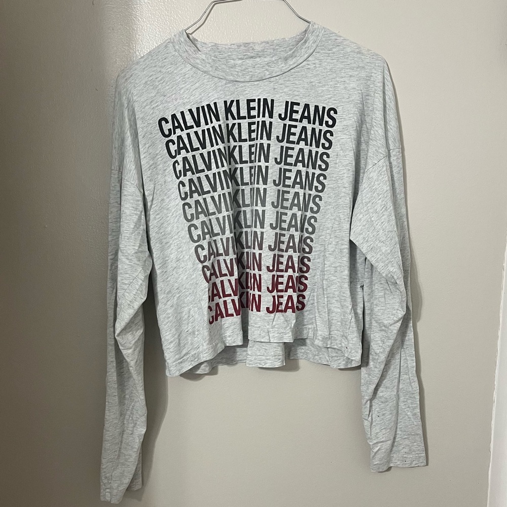 Calvin Klein Jeans | Slightly Cropped Long Sleeve Shirt